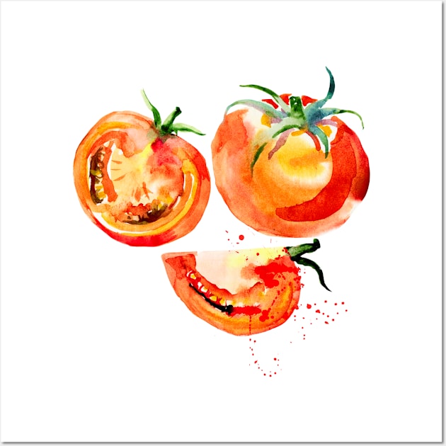 Tomato Vegetable-Vegetable Lover Wall Art by HobbyAndArt